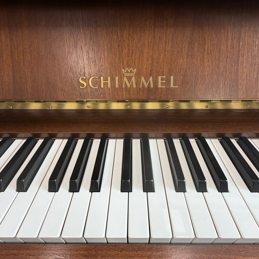 W.Schimmel Klavier 112/5 Occasion Nussbaum dunkel Bj. 1986 (gebraucht)