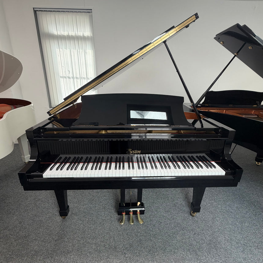 BOSTON Flügel GP 156 designed by Steinway & Sons Occasion schwarz poliert Bj. 1996 sehr guter Zustand (gebraucht)