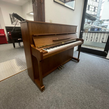 YAMAHA - KEMBLE Klavier K 116 Nussbaum sat. Occasion Bj. 1992 sehr guter Zustand + Klavierbank (gebraucht) - Musik-Ebert Gmbh