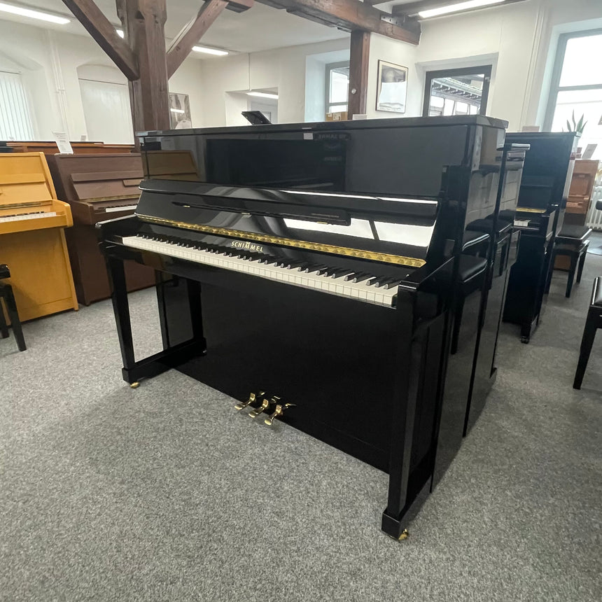 Schimmel Klavier C120 schwarz poliert mit  Bj. 2015 Bestzustand (gebraucht)