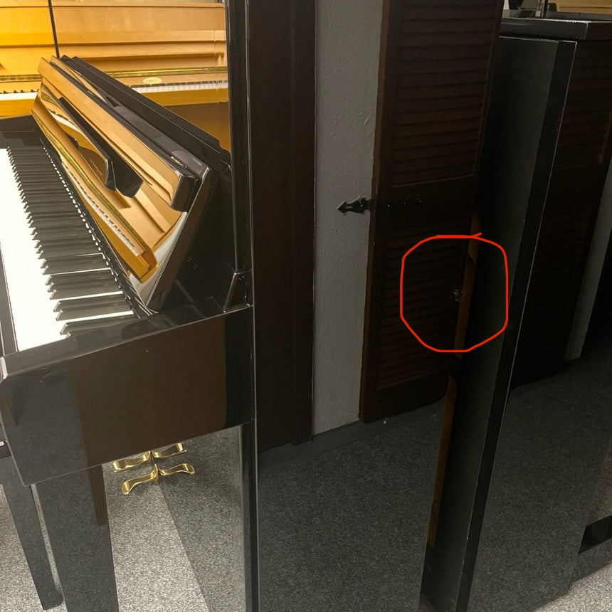 Schimmel Klavier C120 schwarz poliert mit  Bj. 2015 Bestzustand (gebraucht)