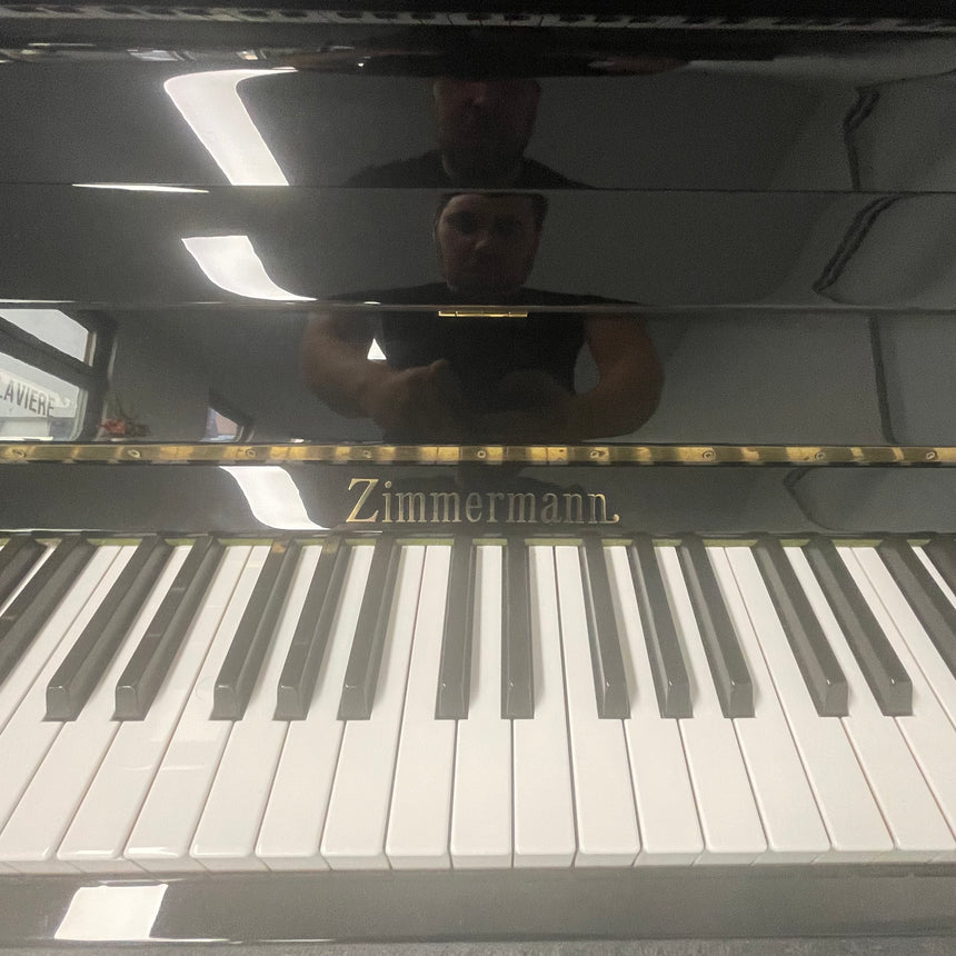 BECHSTEIN - Zimmermann Mod. Z.1 schwarz poliert Original Made in Germany mit Renner Mechanik Bj. 2003 - Bestzustand (gebraucht)