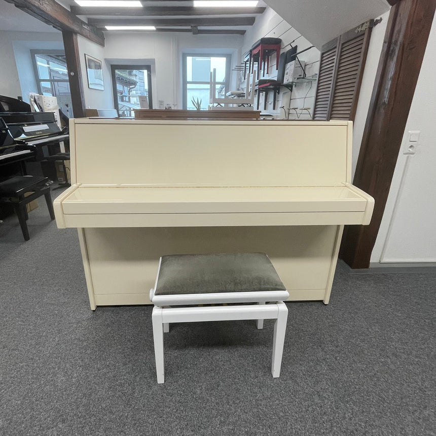 Yamaha Klavier P 112 weiß poliert Occasion sehr guter Zustand, Bj 1998 - schöner Klang, super Spielart (gebraucht) + Klavierbank 🌟🎹