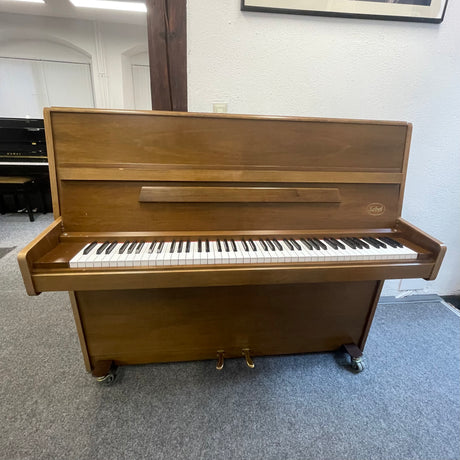 Schimmel - SABEL Klavier 120M Occasion Nussbaum Bj. 1975, mit Renner Mechanik (gebraucht)