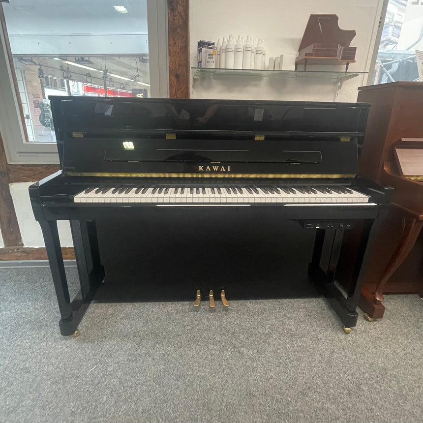 Kawai Klavier K 200 ATX 2 Silent schwarz poliert Occasion Bj. 2017 (gebraucht)