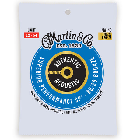 Martin Authentic Acoustic SP 80/20 Bronze Light 12-54 (MA140) Verpackung