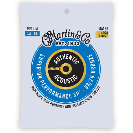 Martin Authentic Acoustic SP 80/20 Bronze Medium 13-56 (MA150) Verpackung