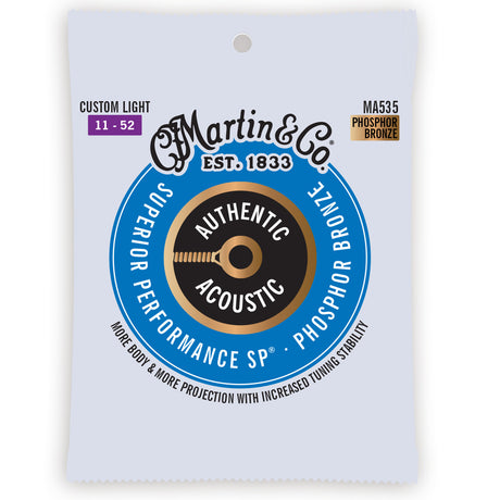 Martin Authentic Acoustic SP Phosphor Bronze Custom Light 11-52 (MA535) Verpackung
