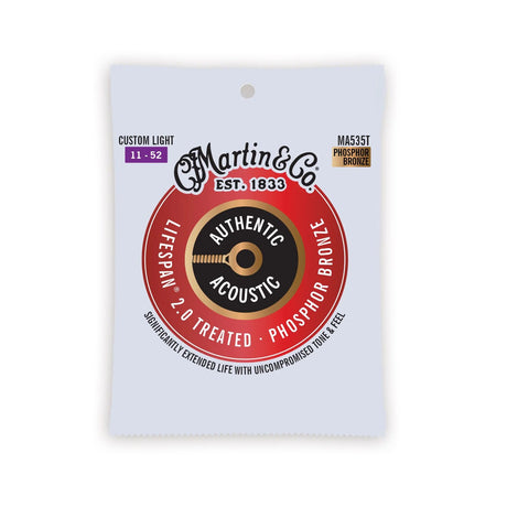 Martin Authentic Acoustic Lifespan® 2.0 Westerngitarre Phosphor Bronze Saitensatz - Musik-Ebert Gmbh