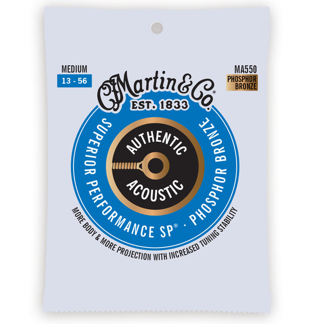 Martin Authentic Acoustic SP Phosphor Bronze Medium 13-56 (MA550) Verpackung
