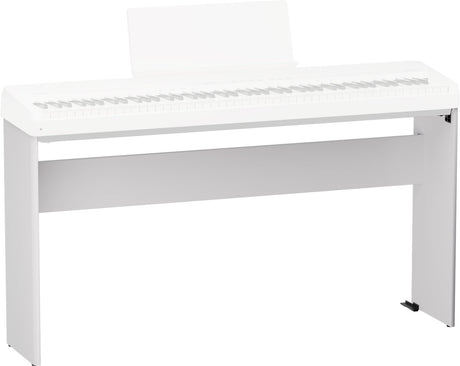 Support Roland KSF-40 WH, blanc – vue oblique avec FP-40 vendu séparément