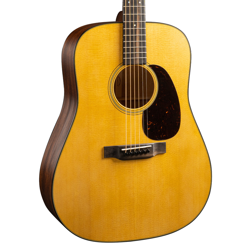Martin D-18 Satin Westerngitarre, Fichte/Mahagoni massiv, ohne Tonabnehmer