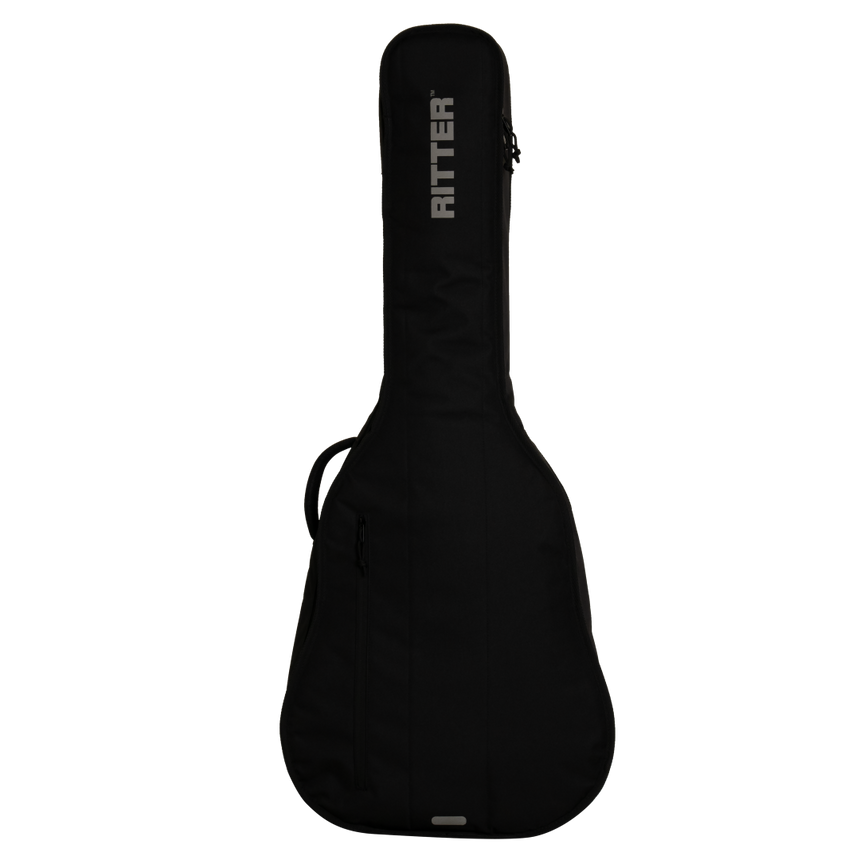 ARIA 101 MTBK Akustikgitarre schwarz matt Set inkl. Tasche, Gurt, Kapodaster und Tuner