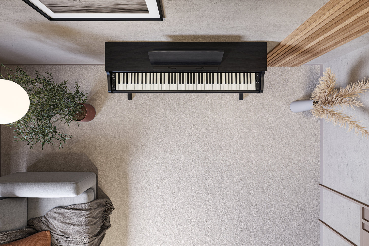 Yamaha YDP-166 Schwarz – Lifestyle