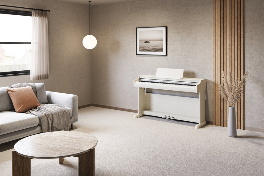 Yamaha YDP-166 White Birch – im Wohnraum