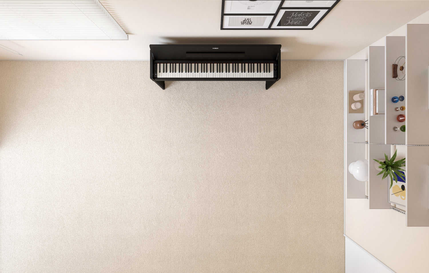 Yamaha YDP-S36 Schwarz – Lifestyle
