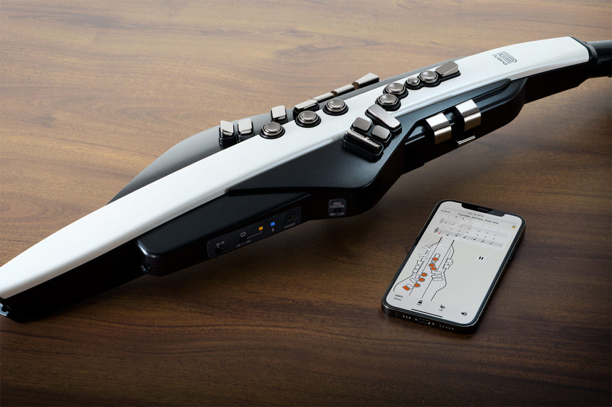 Roland Aerophone AE-20 – Sound-Verwaltung per App auf dem Smartphone