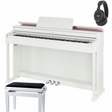 Casio AP-470 Weiß Bundle mit Bank und Kopfhörer - Musik-Ebert Gmbh