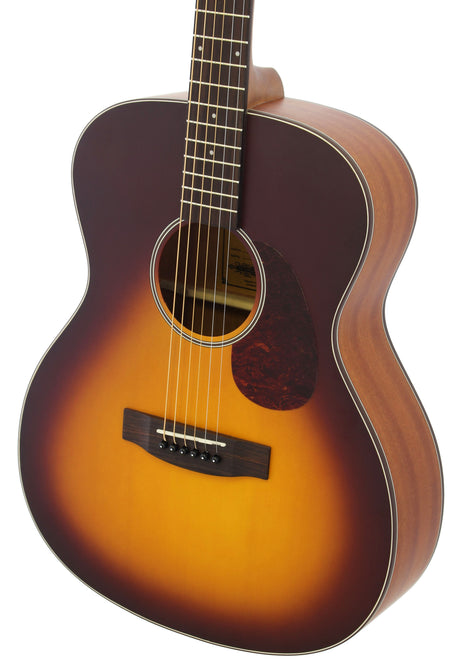 Aria 101 MTTS Westerngitarre tobacco sunburst – Fichte massiv, inkl. Tasche