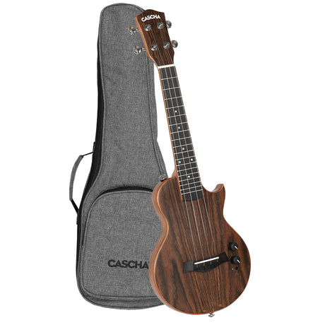 Cascha Electric Concert Ukulele Solidbody