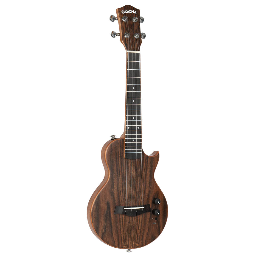 Cascha Electric Concert Ukulele Solidbody