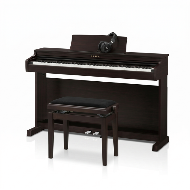 Kawai CX-202 Digitalpiano-Bundle Rosenholz – Set-Bild