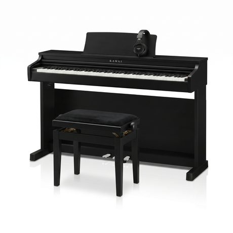 Kawai CX-202 Digitalpiano-Bundle Schwarz Matt – Set-Bild
