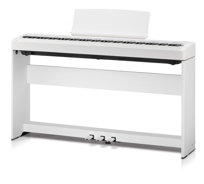 Kawai ES120 Weiß Bundle mit Ständer, Pedalen und Kopfhörer - Musik-Ebert Gmbh