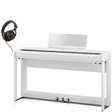 Kawai ES-520 Weiß Bundle mit Ständer, Pedalen und Kopfhörer - Musik-Ebert Gmbh