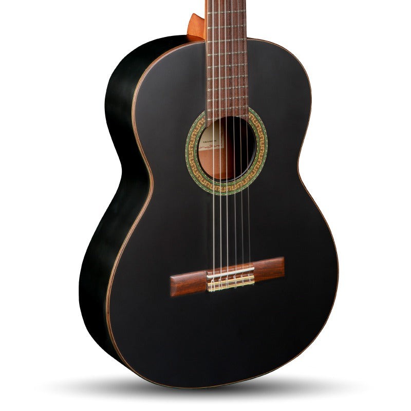 Alhambra 1C Black Satin Konzertgitarre 4/4 mit Tasche - Musik-Ebert Gmbh