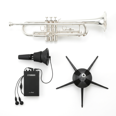 Yamaha YTR-3335 Versilbert Trompeten-Bundle – Set-Bild