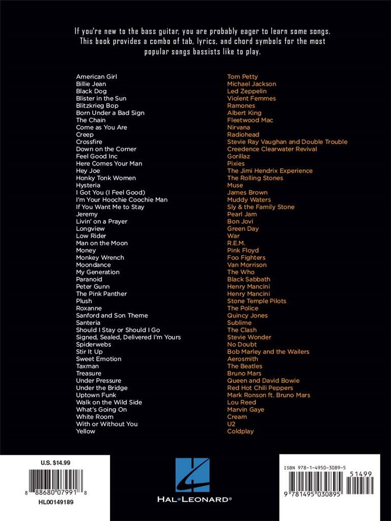 First 50 Songs You Should Play on Bass (for E-Bass) - Musik-Ebert Gmbh