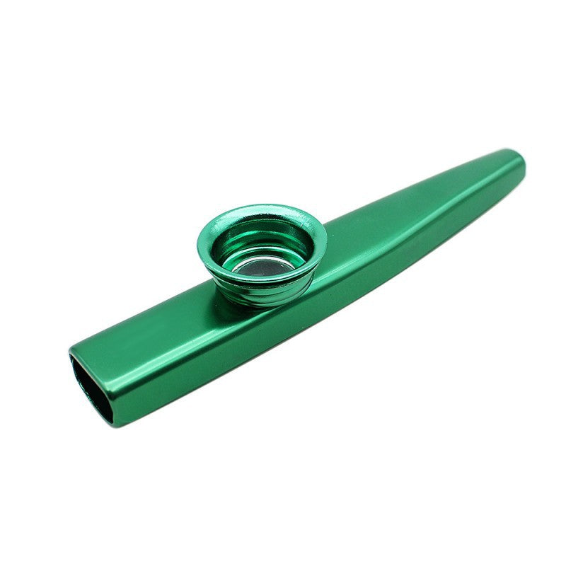 U-Turn kazoo en métal – mirliton coloré à membrane vibrante, couleur non sélectionnable