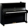 Piano droit Yamaha YUS1 SH3 noir poli avec commande Silent et casque