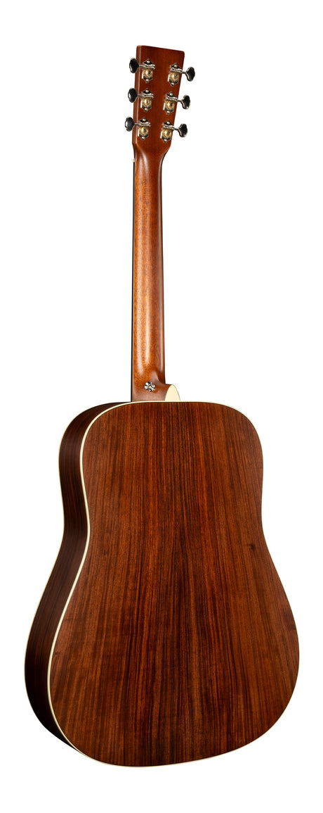 Martin D-16E-01, Natur, Satin, Palisander – Rückansicht mit Palisanderboden.