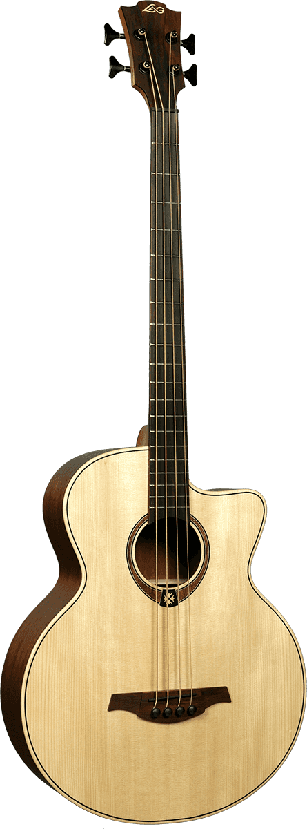 Lâg T177BCE Akustikbass in Natur – Vorderansicht