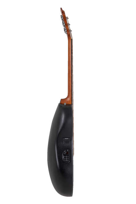 Guitare acoustique Ovation CE44-5-G noire – vue de côté