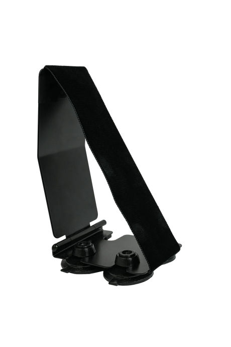 Support de guitare Gitano 70900, noir et aluminium – vue individuelle détourée en biais