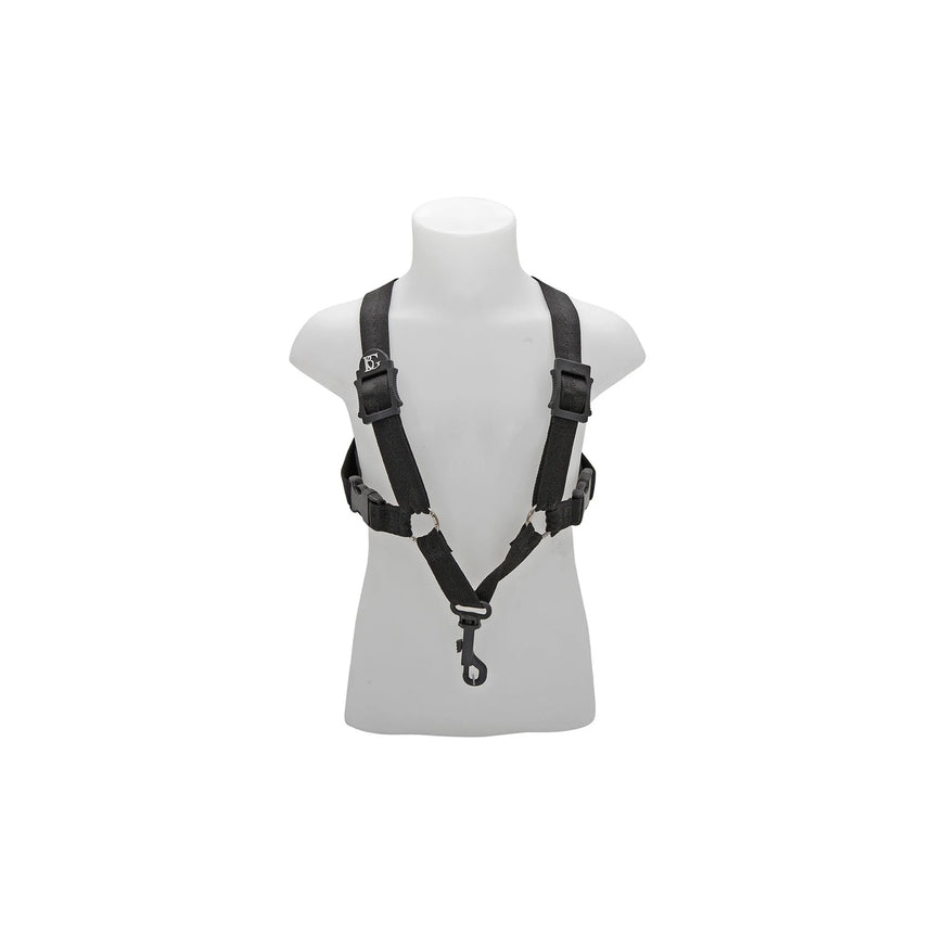 Black BG S42SH children’s saxophone harness – current manufacturer front view