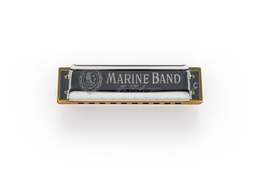 HOHNER Marine Band 1896 Classic in C major, straight front view
