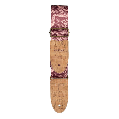 Cascha CGS-VC1, Mauve Birds – folded lengthwise, cork ends and buckles