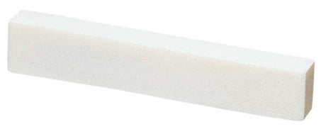 Ébauche de sillet de tête en os GEWA 547000 pour guitare classique, vue oblique.