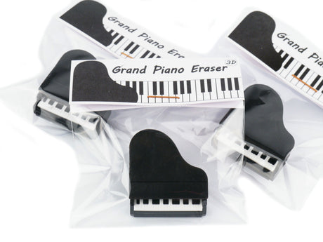 Agifty E 1041 Flügel-Radiergummi in Schwarz: mehrere einzeln verpackte Exemplare