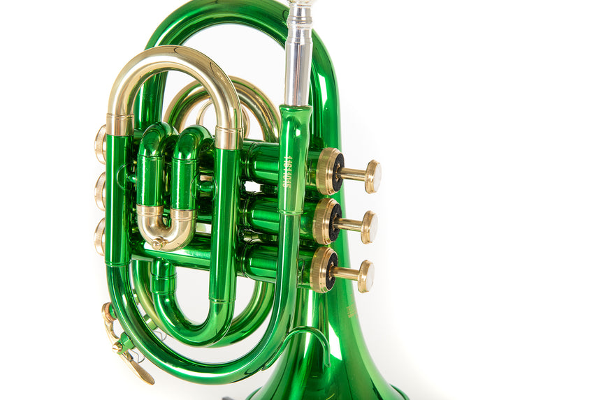 Roy Benson PT-101E, green – close-up of the valves