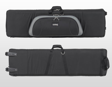 Soundwear 29138R, black – front and rear of the closed wheeled bag