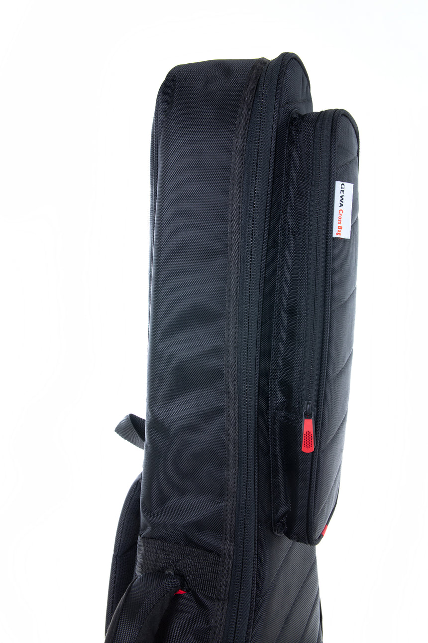 GEWA Cross 30 Konzertgitarrentasche 4/4 215.505, schwarz – Seitenansicht