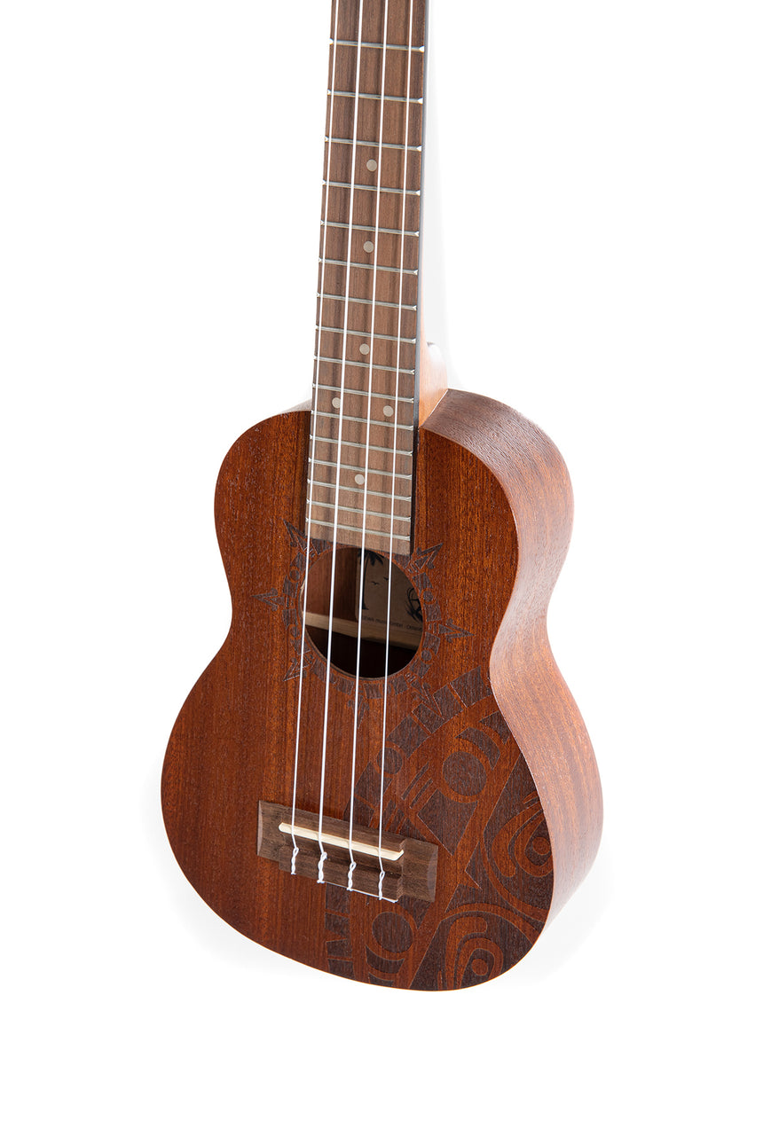 GEWA Manoa soprano ukulele Inca, natural sapele – alternate body close-up