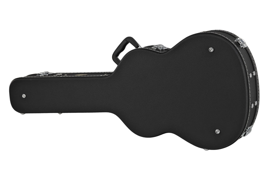 Étui GEWA Arched Top Economy pour guitare classique 523.270, noir – vue de trois quarts du dessous