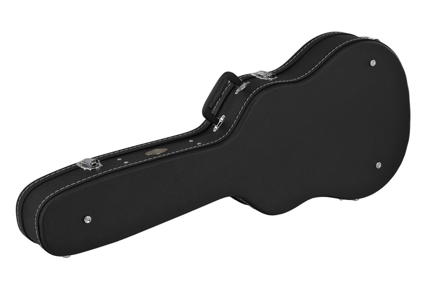 GEWA Flat Top Economy APX-Gitarrenkoffer 523.112, schwarz – Schrägansicht von der Gegenseite