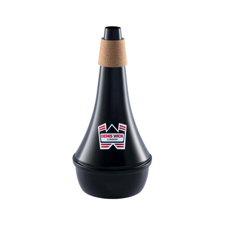 Sourdine d’étude Denis Wick 5527 pour trombone, noire – vue de face
